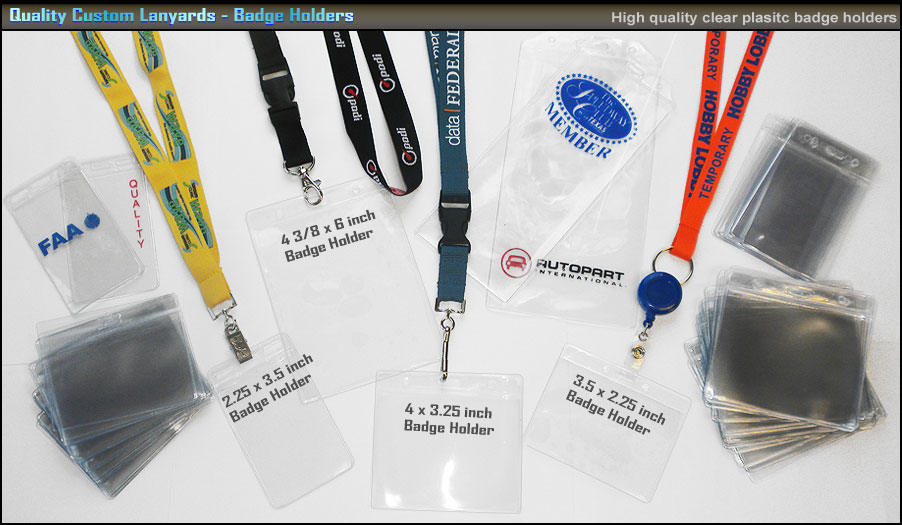 Badge Holders for Lanyards