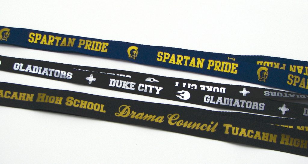 metallic lanyards